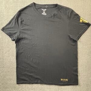 True Religion Shirt Adult Large Black Short Sleeve Casual Streetwear Men's